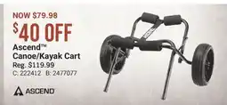 Cabela's Ascend Canoe/Kayak Cart offer