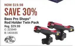 Cabela's Bass Pro Shops Rod Holder Twin Pack offer
