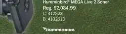Cabela's Humminbird MEGA Live 2 Sonar offer
