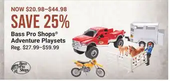 Cabela's Bass Pro Shops Adventure Playsets offer