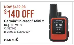Cabela's Garmin inReach Mini 2 offer