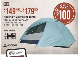 Cabela's Ascend Viewpoint Tents offer