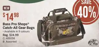 Cabela's Bass Pro Shops Catch-All Gear Bags offer