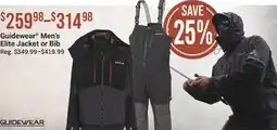 Cabela's Guidewear Men's Elite Jacket or Bib offer