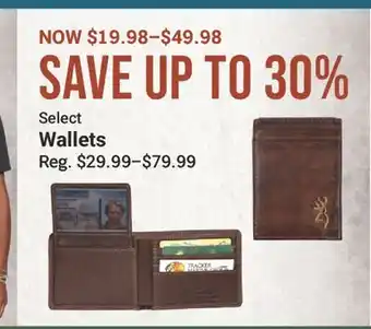 Cabela's Select Wallets offer