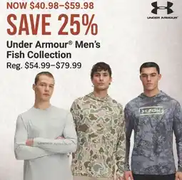 Cabela's Under Armour Men's Fish Collection offer