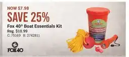 Cabela's Fox 40 Boat Essentials Kit offer