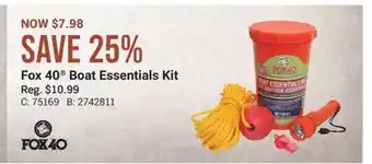Cabela's Fox 40 Boat Essentials Kit offer