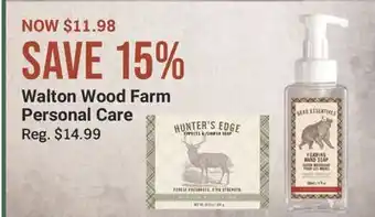 Cabela's Walton Wood Farm Personal Care offer