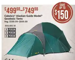 Cabela's Cabela's Alaskan Guide Model Geodesic Tents offer