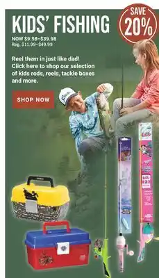 Cabela's KIDS' FISHING offer