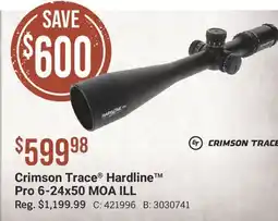 Cabela's Crimson Trace Hardline Pro 6-24x50 MOA offer