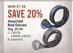 Cabela's Assorted Rod Gloves offer