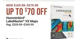 Cabela's Humminbird LakeMaster VX Maps offer