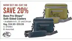 Cabela's Bass Pro Shops Soft-Sided Coolers offer