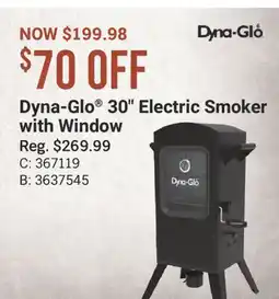 Cabela's Dyna-Glo 30 Electric Smoker with Window offer