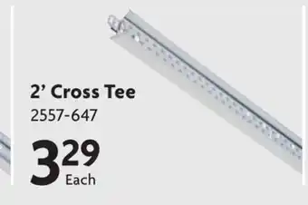 Home Hardware 2' Cross Tee offer