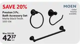 Home Hardware Preston 3 Pc. Bath Accessory Set offer