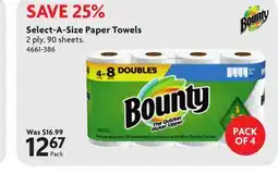Home Hardware BOUNTY Select-A-Size Paper Towels offer