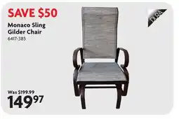 Home Hardware DURA Monaco Single Glider offer