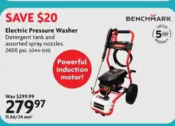 Home Hardware BENCHMARK Electric Pressure Washer offer
