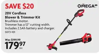 Home Hardware BENCHMARK 20V Cordless Blower & Trimmer Kit offer