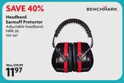 Home Hardware BENCHMARK Headband Earmuff Protector offer