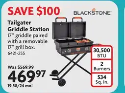 Home Hardware BLACKSTONE Tailgater Griddle Station offer