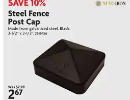 Home Hardware Steel Fence Post Cap offer