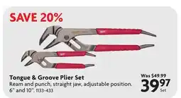 Home Hardware Tongue & Groove Pliers Set offer