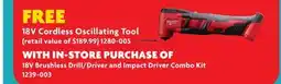 Home Hardware Brushless Drill/Driver and Impact Driver Combo Kit offer