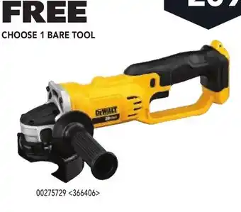 RONA DEWALT 8000 RPM CORDLESS 20-VOLT 4 1/2-IN ANGLE GRINDER WITH SIDE HANDLE - BARE TOOL offer