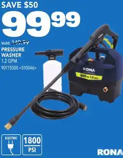 RONA RONA PRESSURE WASHER offer
