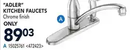 RONA ADLER KITCHEN FAUCETS offer