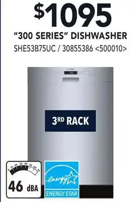 RONA 300 SERIES DISHWASHER offer