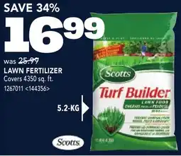 RONA SCOTTS LAWN FERTILIZER offer