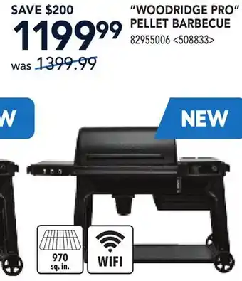 RONA WOODRIDGE PRO PELLET BARBECUE offer