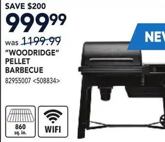 RONA WOODRIDGE PELLET BARBECUE offer