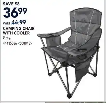 RONA CAMPING CHAIR WITH COOLER offer