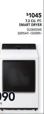 RONA 7.3 CU. FT. SMART DRYER offer