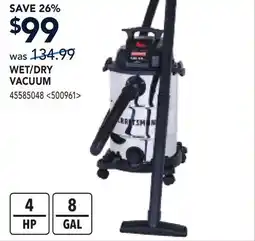 RONA CRAFTSMAN WET/ DRY VACUUM offer