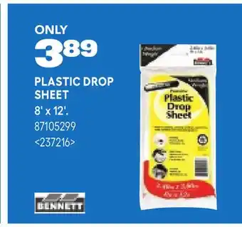 RONA PLASTIC DROP SHEET 8' x 12' offer