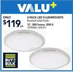 RONA 2-PACK LED FLUSHMOUNTS offer
