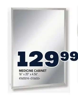 RONA VALU+ MEDICINE CABINET offer