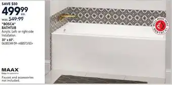 RONA BOSCA BATHTUB offer