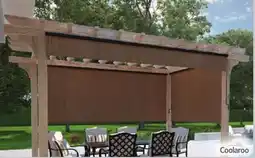 RONA COOLAROO outdoor roller shades 8'x6' offer