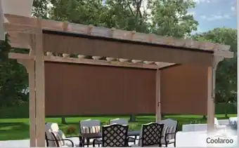 RONA COOLAROO outdoor roller shades 8'x6' offer