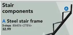 RONA Steel Stair Frame 3-steps offer