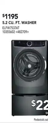 RONA ELECTROLUX 5.2 CU. FT. WASHER offer