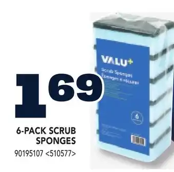 RONA VALU+ 6-PACK SCRUB SPONGES offer